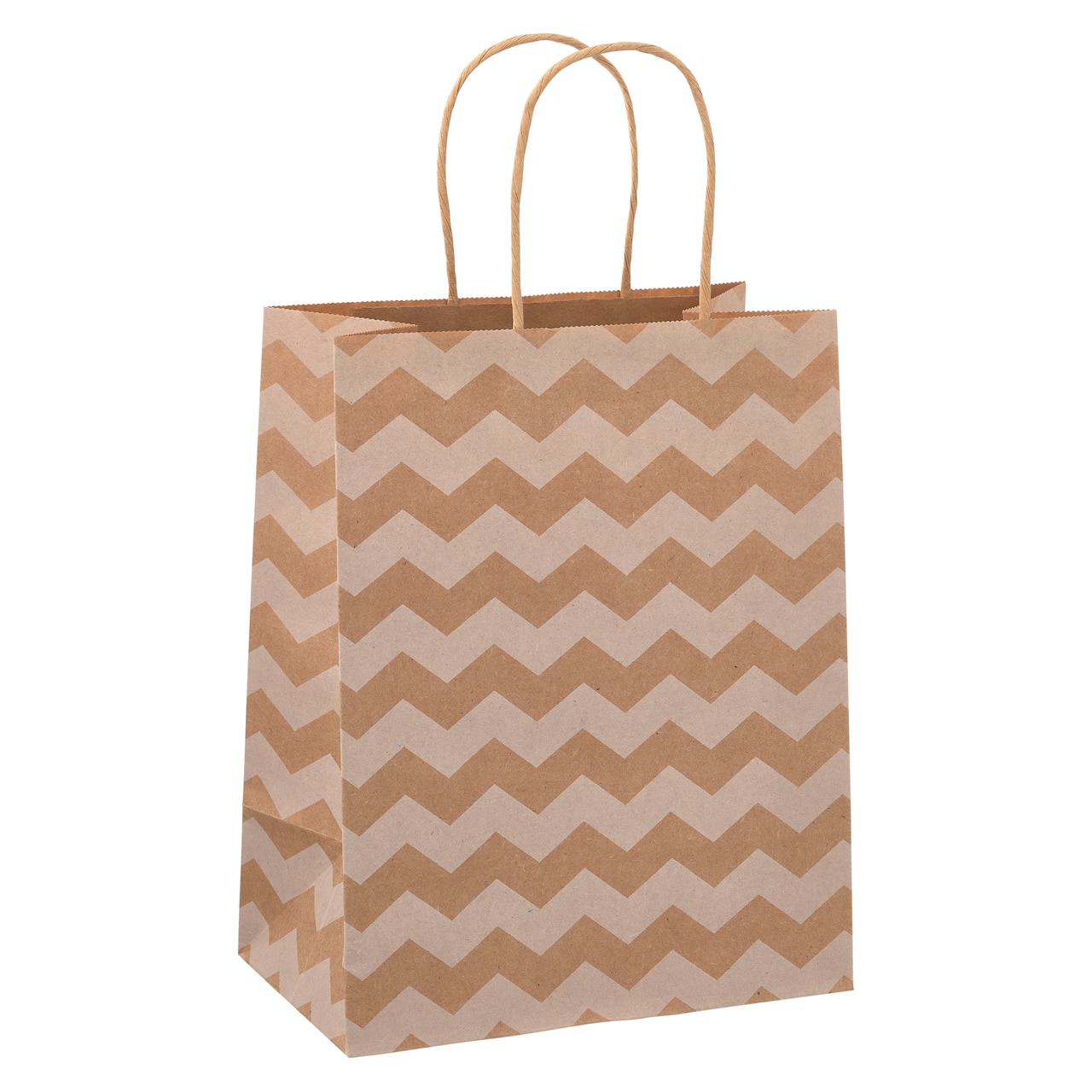 10" Kraft Dots & Chevron Paper Bag Value Pack by Celebrate It™